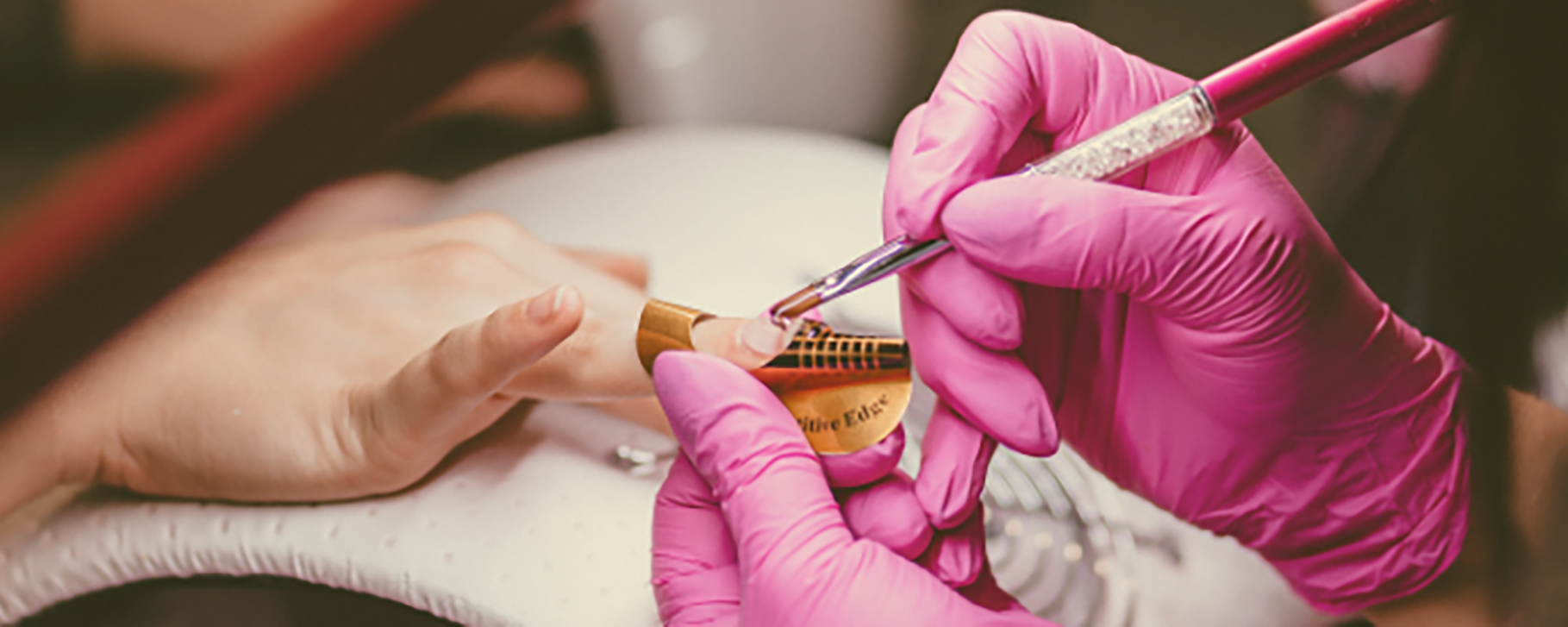 Salon staff providing hair care services